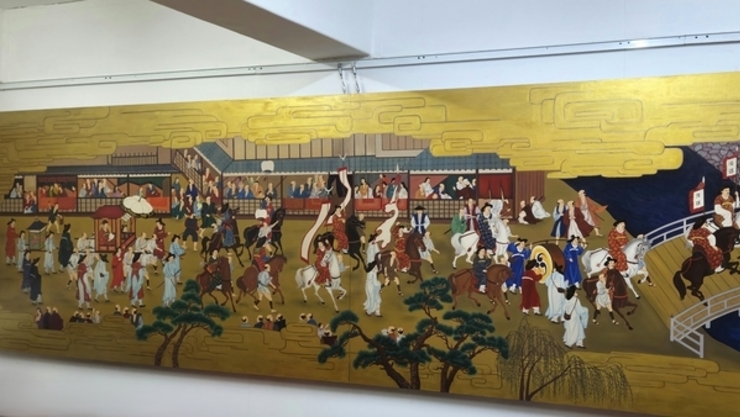 장인정신의 집대성, 청목 김환경의 옻칠 민화 『행렬도』