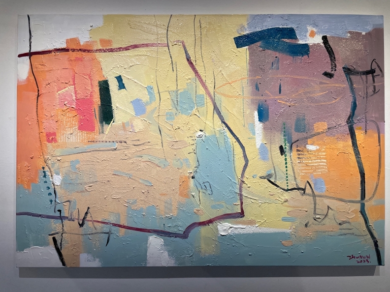 강남춘색 oil on canvas 80.3 * 116..8 2023년
