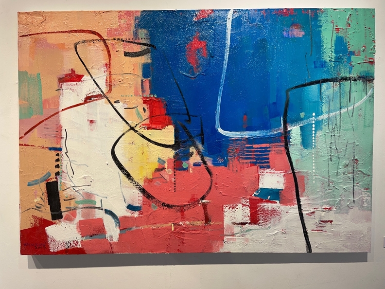아름다운 강남 oil on canvas 80.3 * 116.8 2023