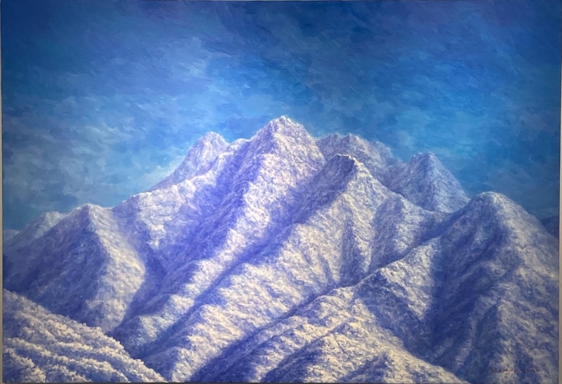 북한산 72.7 * 53. 0 mixed media on canvas 2023년
