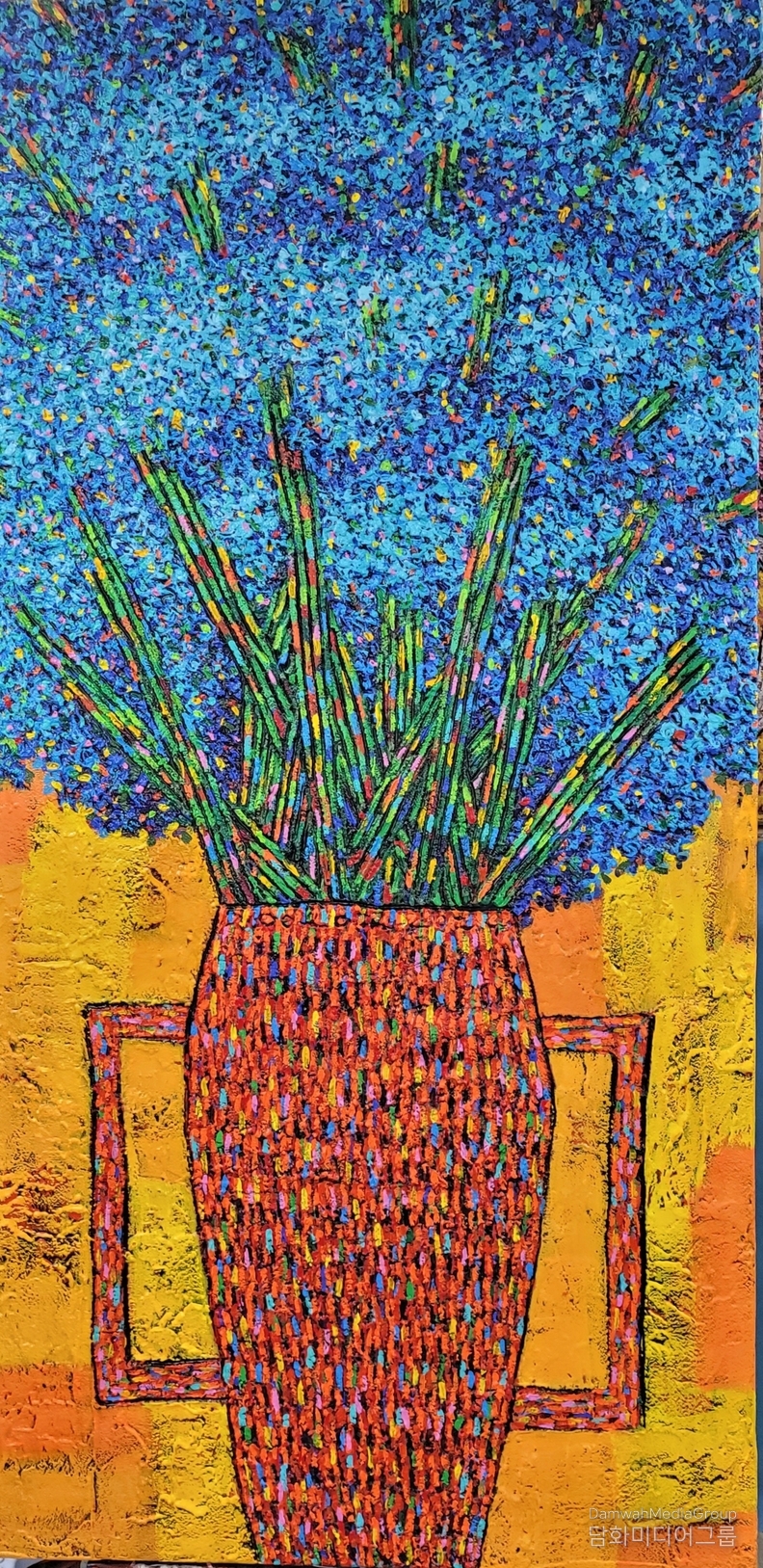 사는이야기-화양연화 80x162.2cm 혼합재료 2024년