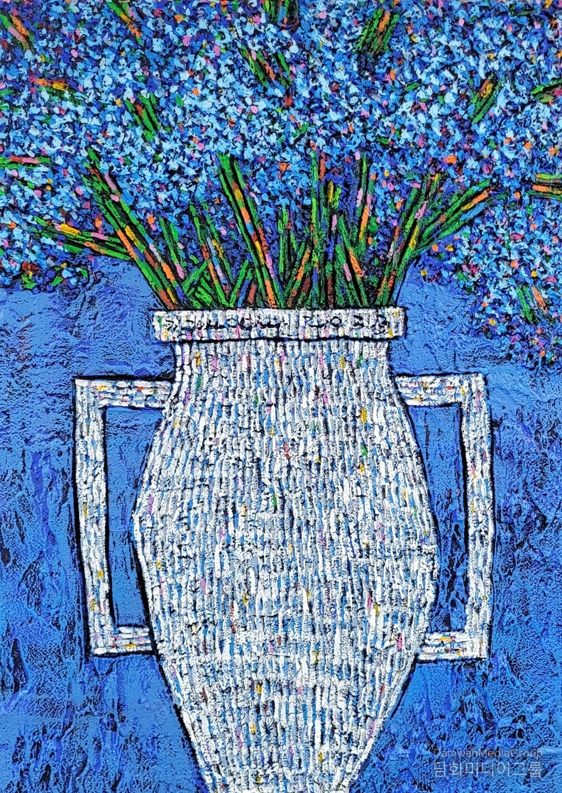 사는이야기-화양연화 61.1x90.9cm 혼합재료 2023년