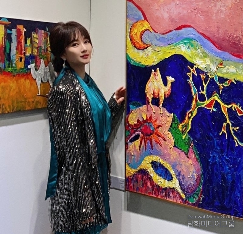 세계평화미술대전 홍보대사에는 윤송아