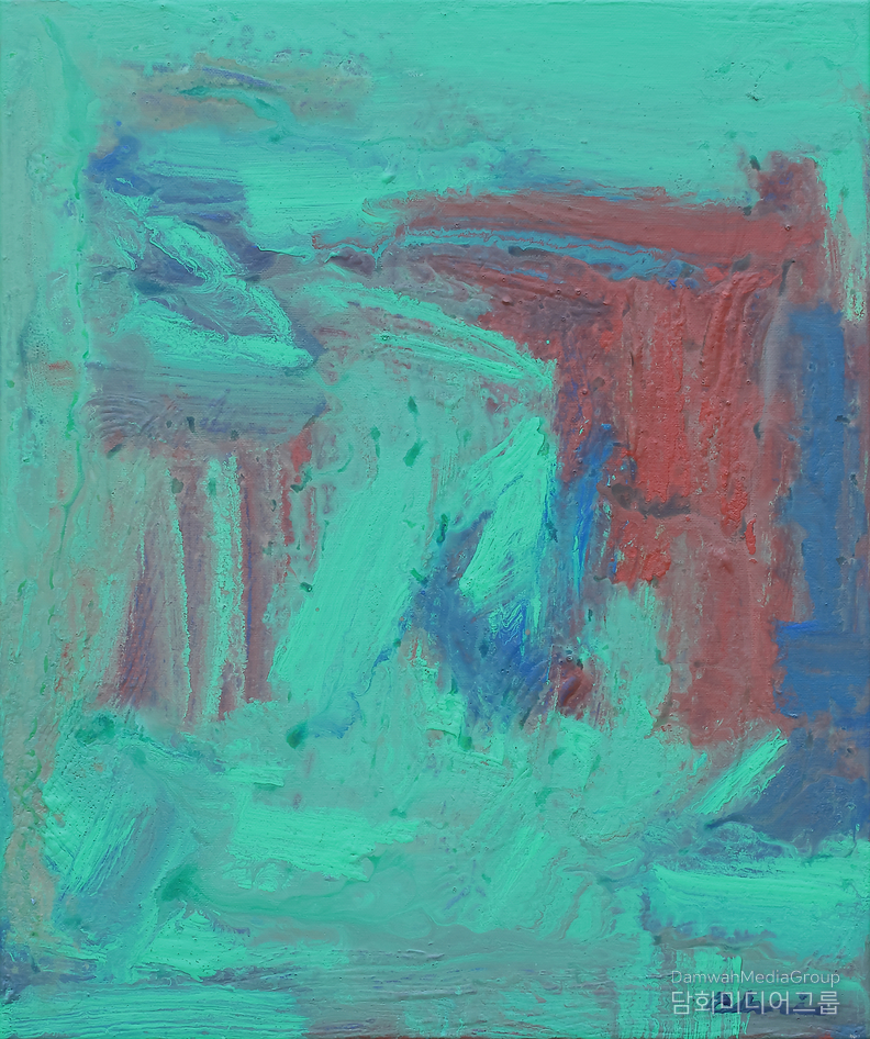 봄의 소리, 45.5x38.0cm ,acrylic on canvas ,2024