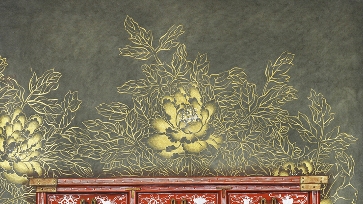 [담화총사 칼럼] 왕실의 문을 두드리는 순간...조혜선 작가의〈궁중연화 문 앞에서〉