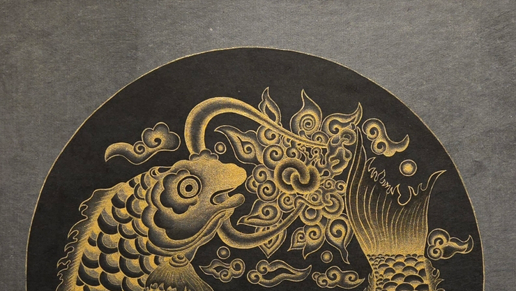 [담화총사 칼럼] 정선영 작가의 '금입은어변성령도'으로 읽는 "K-민화의 도약 미학"