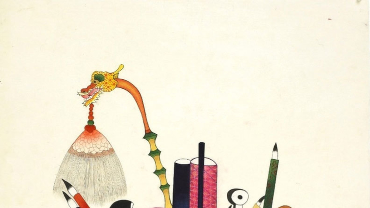 [담화총사 칼럼] "공재완 작가의 책거리도" 전통의 품격을 오늘에 되살리다.