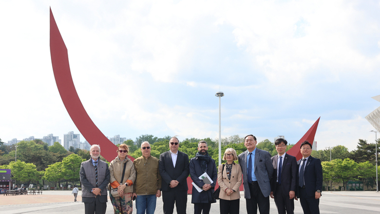 서울올림픽 유산, 외교의 무대가 되다. "주한 이탈리아 대사 초청, 서울올림픽 조각공원 투어"